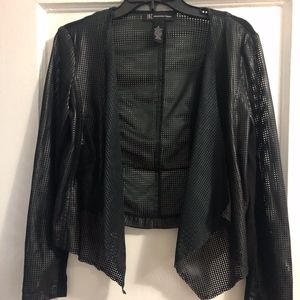 Black Vegan Leather Jacket